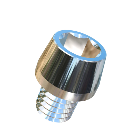 Titanium 7/16-14 X 1/2 UNC Allied Titanium Taper Head Socket Drive Allied Titanium Machine Screw
